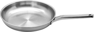 bratpfanne 24 cm Edelstahl/Aluminium silber