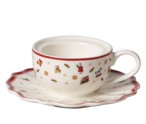 Villeroy & Boch Toy's Delight Decoration Teelichthalter Kaffeetasse mit Teelicht 9,8x9,8x4 cm