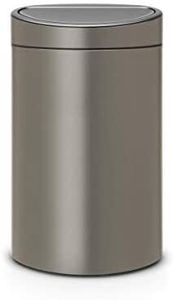 Brabantia Mülleimer Touch Bin New,recycle, 23+10 L Platinum