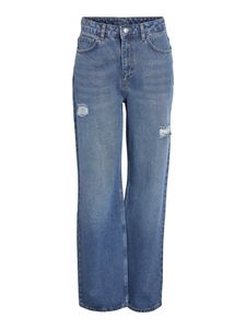 Damen Jeans Straight Fit hohe Taille | 27W / 30L