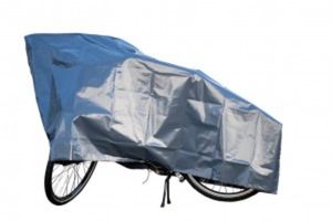 XLC Fahrrad-Faltgarage 200x100cm, grau, mit Ösen und Bänder, grau