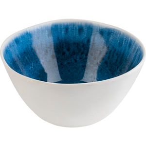 APS Schale Serie BLUE OCEAN aus Melamin Weiß / Blau Kapazität: 0,6 Liter ØxH: 15 x 7,5 cm