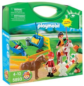 PLAYMOBIL 5893 - Koffer Reiter und Ponys
