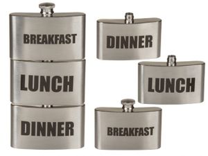 3 Flachmann Breakfast-Lunch-Dinner Ed