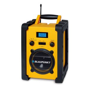 Blaupunkt BSR 682 Baustellenradio Batteriebetrieben Tragbares Radio mit Bluetooth robust (AUX-IN, 5 Watt RMS, Schutzklasse IPX5