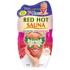 7th Heaven Red Hot Sauna Delikatnie rozgrzewająca maseczka do twarzy z wyciskanym olejkiem z limonki i tłoczonym jaśminem do detoksykacji skóry 7th Heaven Red Hot Sauna Delikatnie rozgrzewająca maseczka do twarzy z wyciskanym olejkiem z limonki i tłoczonym jaśminem do detoksykacji skóry