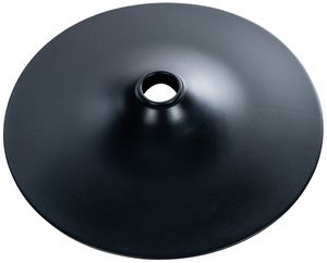 CLP Bodenteller Rund in 4 Größen, Farbe:schwarz, Größe:45 cm