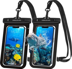 UNBREAKcable IPX8 Vodotesné puzdro na mobilný telefón do 7" 2 kusy Univerzálne