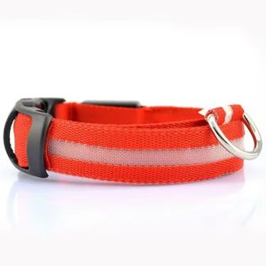 Svítící obojek pro psa s USB nabíjením-Červená/XS KP30718