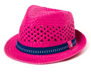 Hat You Kinder Trilby Hut versch. Farben, Farbe:Pink, Size:55cm