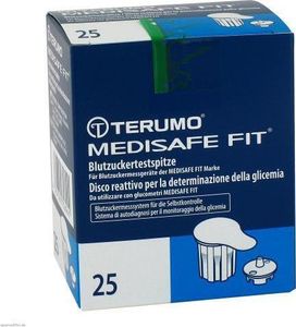 Terumo Medisafe Fit testovacie špičky na glukózu v krvi 25 ks