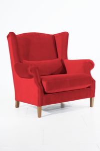Max Winzer Harvey Big-Sessel - Farbe: rot - Maße: 115 cm x 95 cm x 117 cm; 30001-1100-2044223-F01