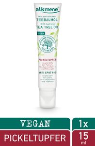 alkmene Teebaumöl SOS Anti Pickeltupfer - Akute Hilfe bei Pickel, Hautunreinheiten & Rötungen - Gesichtspflege 1x 15 ml