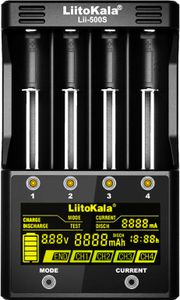Uniwersalna ładowarka LiitoKala Lii-500S do akumulatorów AAA 18650