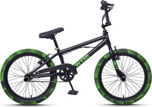 WYNN BMX Freestyle 20 Zoll DIRTY schwarz-grün Rahmenhöhe 28 cm Kinder Erwachsene V-Brake WYNN BMX Freestyle 20 Zoll DIRTY schwarz-grün Rahmenhöhe 28 cm Kinder Erwachsene V-Brake