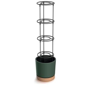 Kvetináč Prosperplast HOME GROWER na pestovanie paradajok 14,5 l tmavo zelený