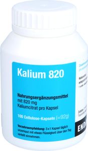 ENDIMA Kalium 820 Kapseln, 100 St. Kapseln