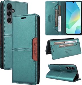 Handyhülle für Samsung Galaxy A16 5G/4G Hülle, Leder Flip Wallet Kartenfach Stand Schutzhülle Grün