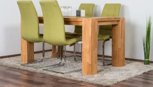 Esstisch Wooden Nature 115 Kernbuche massiv geölt - 140 x 90 cm (B x T)