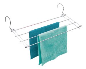 WENKO Heizkörper Wäscheständer Chrom Einhängen Wannenrand Handtuchhalter