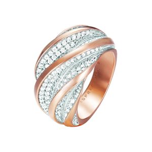 Esprit Collection Jewelry melina glam rose ELRG92461A Damenring Mit Zirkonen, Ringgröße:59 / 9 / XL / 19mm