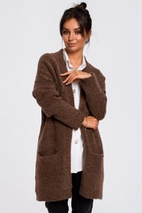 BeWear Strickjacke für Frauen Viguka BK034 dunkelbraun S/M BeWear Strickjacke für Frauen Viguka BK034 dunkelbraun S/M