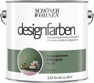 2,5L Schöner Wohnen Designfarbe Ausgeglichenes Piniengrün 28