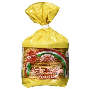 Ziegler Käsetaler Waffeln mit Käse original knusprig gebacken 150g