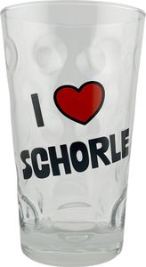 I love Schorle Dubbeglas 0,5 L (klar) - Pfalz Schorleglas