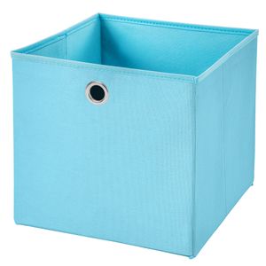 1 Stück Hellblau Faltbox 33 x 33 x 33 cm  Aufbewahrungsbox faltbar