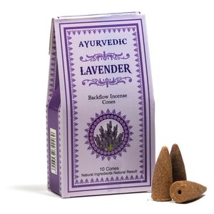 Ayurvedische Rückfluss Räucherkegel Lavendel