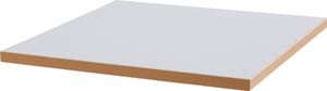 Weiße quadratische Tischplatte 60 cm La Villette - Oviala
