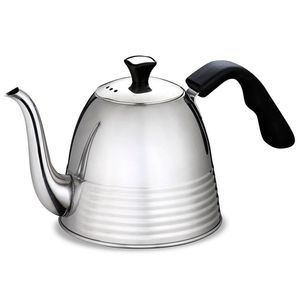 Teekanne mit Deckel und Sieb 1,1L Wasserkessel Wasserkocher für Herd Induktion Edelstahl