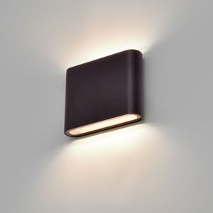 MODERNE LED Außenleuchte Außenwandleuchte IP54 schwarz 7,2W Wandlampe Wandleuchte up&down Außenlampe Lampe 1326A wandaußenleuchte