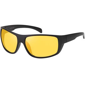 Gil Damen Herren Sonnen Brille Elegante Designer Sport Sonnenbrille Biker 30395 Gelb
