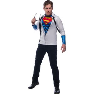 Superman - Kostüm-Oberteile für Herren BN5464 (XL) (Blau/Grau)