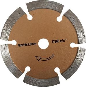 85 mm Univerzálne diamantové rezacie kotúče Diamantové kotúče (mokré + suché) 85x10 mm