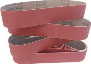 10 x Schleifbänder 50 x 686mm Körnung P240 Schleifband Gewebebänder Bandschleifer Schleifpapier Gewebeband BOHRFUX