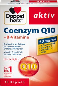 Doppelherz | Coenzym Q10 + B-Vitamine | 30 Kapseln