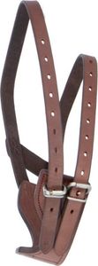 Shires Pferd Kopperriemen Leder ER128 (Cob) (Braun)