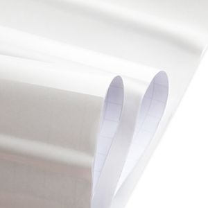 Yakimz Möbelfolie Klebefolie Vinyl Selbstklebende Tapete Küche Aufkleber Folie Glitzer Wasserdicht 1-Rolle 500cm x 61cm Weiß