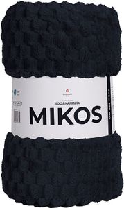 Decke, dick, flauschig, modern, Mikos 160x200 Schwarz