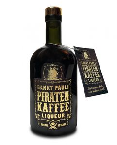 Piratenkaffee / Kaffeelikör von Sankt Pauli Spirituosen / Flasche 500ml