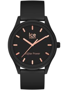 Ice-Watch 018476 Solar-Armbanduhr S Schwarz/Roségoldfarben