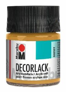 Marabu Acryllack "Decorlack" metallic gold 50 ml im Glas