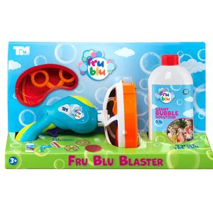 Fru Blu Bubbles mit einem Blasenwerfer + 500 ml Flüssigkeit Seifenblasen