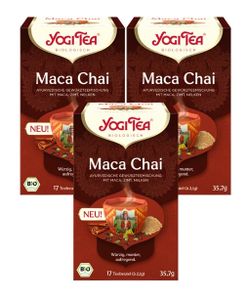 3 xYOGI TEA Maca Chai | 3 x 35,7g
