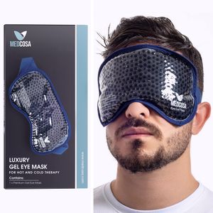 Medcosa Eisbeutel für die Augen | Kühlen und beruhigen Sie Ihre müden Augen mit unserer Gel-Kühlmaske | Kühlende Schmerzlinderung bei geschwollenen