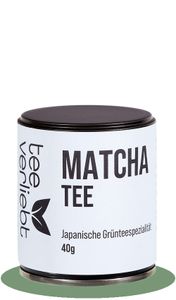 teeverliebt - Matcha Tee BIO Grüntee | 40 g Dose