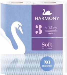 Toaletný papier 3-vrstvový HARMONY SOFT – 4ks 30499